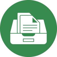 Documents Box Vector Icon Design