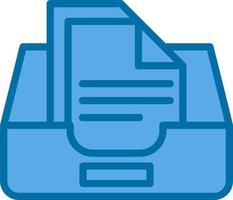 Documents Box Vector Icon Design