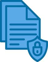 Document Security Vector Icon Design