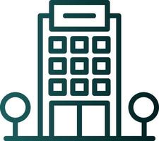 Office Building Vector Icon Design