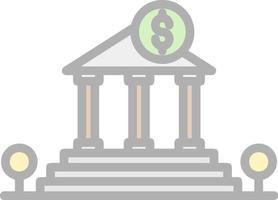 Bank Vector Icon Design