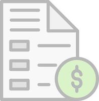 Invoice Vector Icon Design