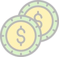 Coins Vector Icon Design