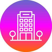 Office Building Vector Icon Design