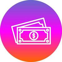 Cash Vector Icon Design