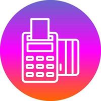 diseño de icono de vector de terminal pos