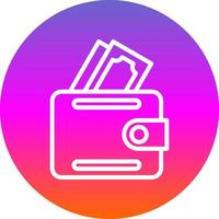 Money Wallet Vector Icon Design