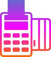 Pos Terminal Vector Icon Design