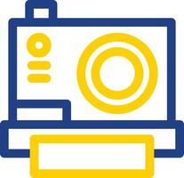 Instant Camera Flat Icon vector