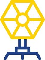Camera Reflector Flat Icon vector