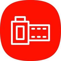 Camera Roll Flat Icon vector