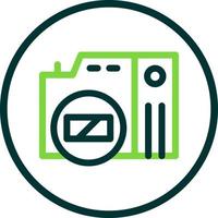 Mirrorless Camera Flat Icon vector