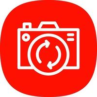 Front Camera Flat Icon vector