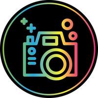 Color Camera Flat Icon vector