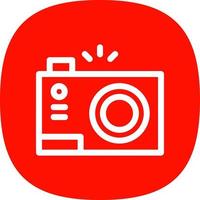 Compact Camera Flat Icon vector
