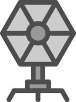 Camera Reflector Flat Icon vector
