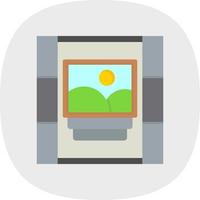 Gallery Flat Icon vector