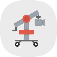 Camera Crane Flat Icon vector