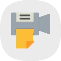 Cleaning Camera Flat Icon vector