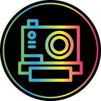 Instant Camera Flat Icon vector