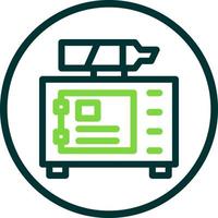 Eco Generator Flat Icon vector