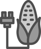 Corn Energy Flat Icon vector