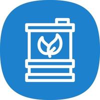 Biofuel Barrell Flat Icon vector