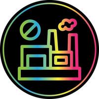 No Fossil Fuels Flat Icon vector