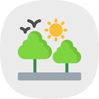 Forest Flat Icon vector