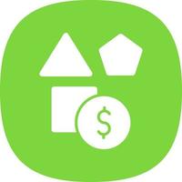 Game Money Line Vector Icon Design