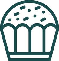 Cupcake Vector Icon Design