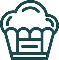 diseño de icono de vector de muffin