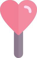 Heart Lollipop Vector Icon Design