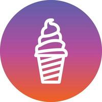 diseño de icono de vector de taza de helado