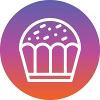 Cupcake Vector Icon Design