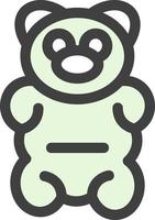 Gummy Bear Vector Icon Design