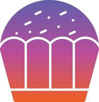 diseño de icono de vector de cupcake