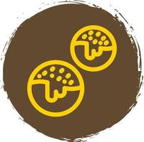 diseño de icono de vector de bolas de choco