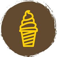 Ice Cream Cup Vector Icon Design