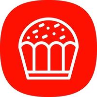 diseño de icono de vector de cupcake