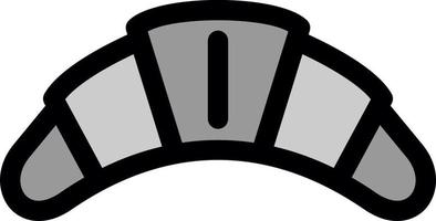 Croissant Vector Icon Design