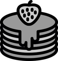 Pancakes Vector Icon Design