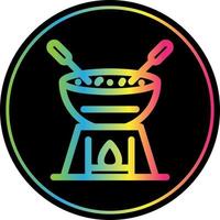 diseño de icono de vector de fondue