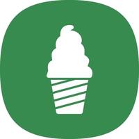 Ice Cream Cup Vector Icon Design