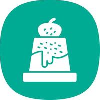Pudding Vector Icon Design