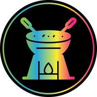 diseño de icono de vector de fondue