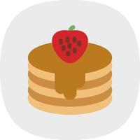 Pancakes Vector Icon Design