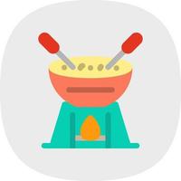 diseño de icono de vector de fondue