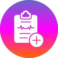 Medical History Vector Icon Design