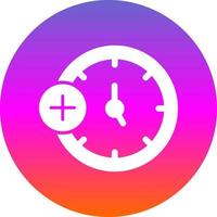 diseño de icono de vector de reloj médico